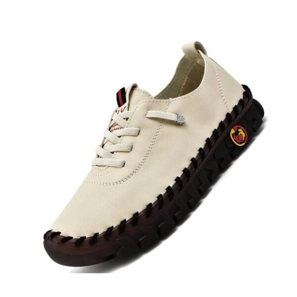 Mocassin Orthopédique Femme en Style Ballet, mocassin blanc