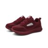 Basket Orthopédique Homme Léger et Confortable, basket grenat