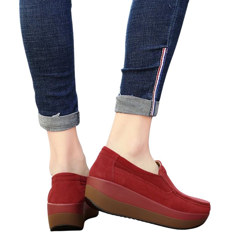 Mocassin Orthopédique Femme en Daim – Image 6