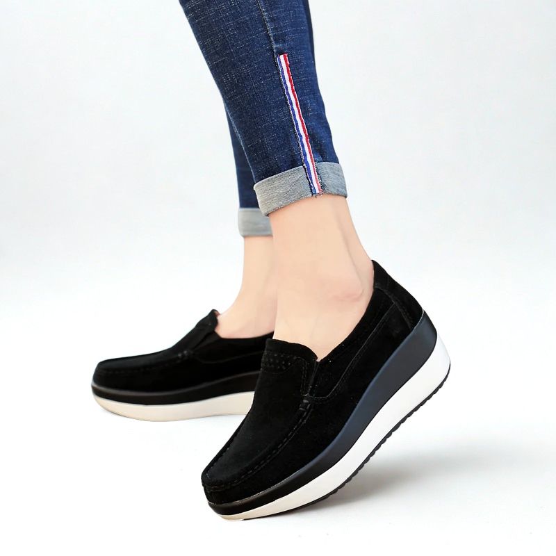 Mocassin Orthopédique Femme en Daim – Image 2