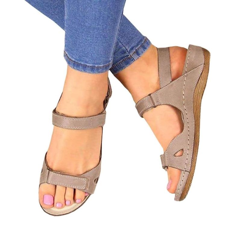 Sandale Orthopédique Femme Été Confort à Scratch – Image 5