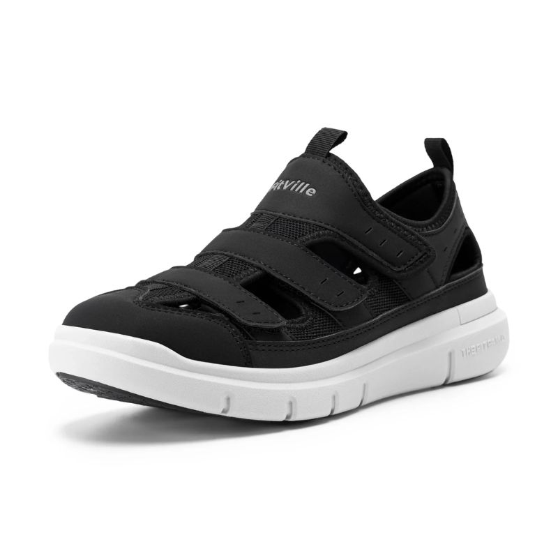 Sandale Orthopédique Homme Confort Décontracté et Respirant, sandales légères gris