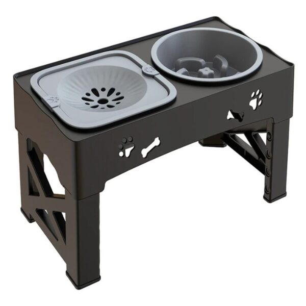 Gamelle Orthopédique Chien 3 en 1 Ajustable, Gamelle Orthopédique Chien complet
