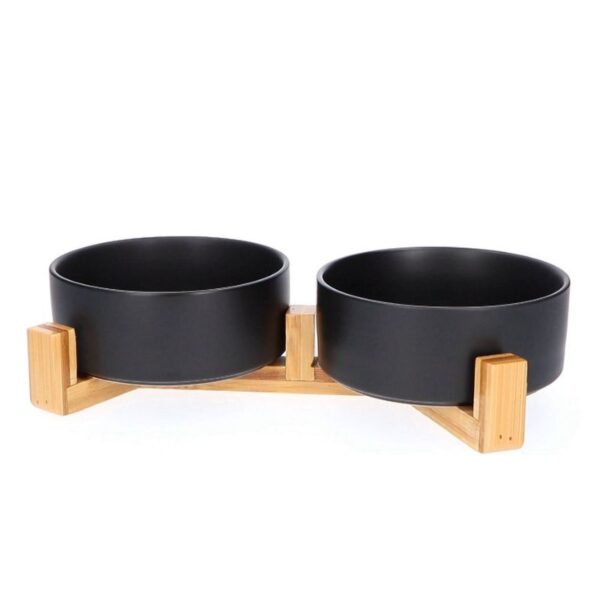 Gamelle Orthopédique Chien avec Anti-Déversement, Gamelle Orthopédique Chien Noir