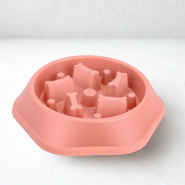 Gamelle Orthopédique Chien Alimentation Contrôlée, Gamelle Orthopédique Chien Rose