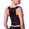 Gilet Orthopédique Correcteur de Posture Réglable, gilet ortho noir