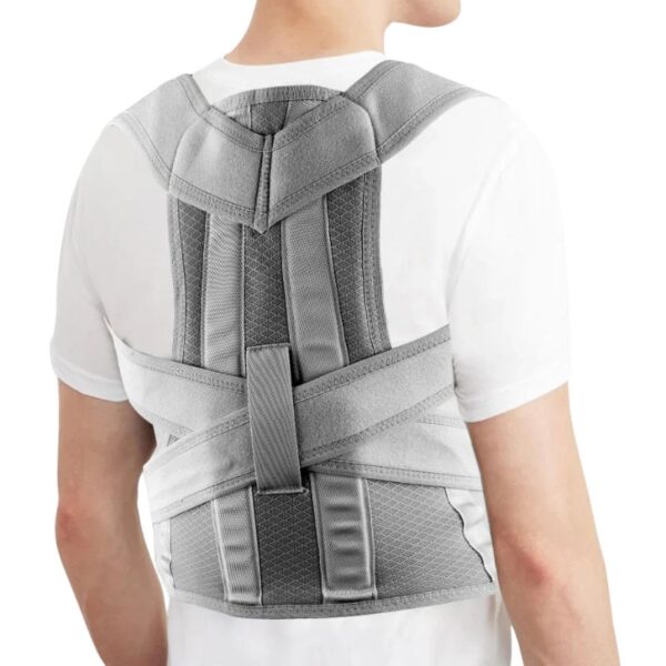 Gilet Orthopédique Pour une Bonne Posture, gilet gris