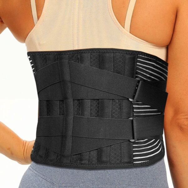 Corset Orthopédique Lombaire Maintien Renforcé, corset gaine, gaine noir