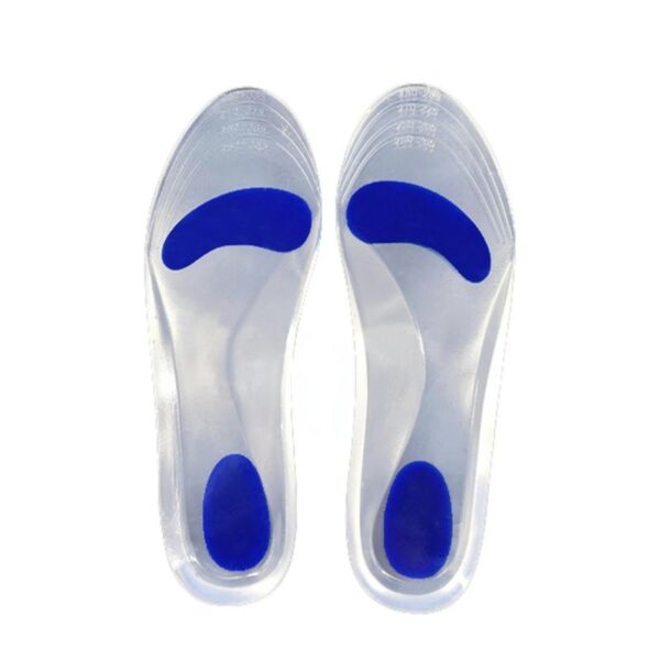 Semelle Orthopédique Pied Plat Gel Silicone Confort, semelle gel transparent, semelle transparente