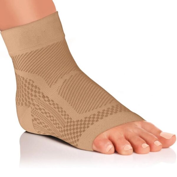 Chaussette Orthopédique Femme Fasciite Plantaire, chaussette plantaire beige