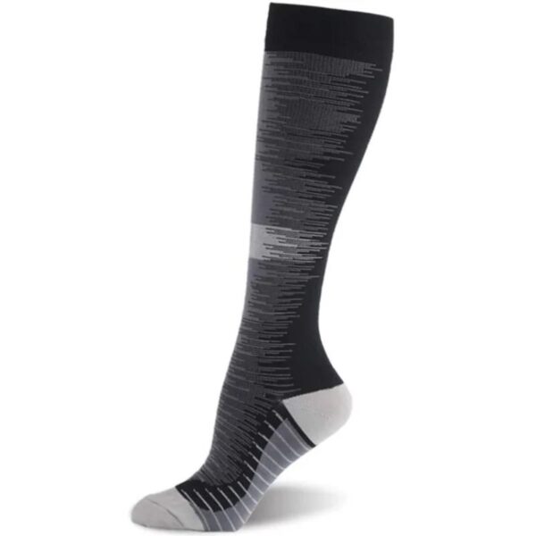 Chaussette Orthopédique Homme à Compression Longue, chaussette longue noire