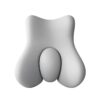 Coussin Orthopédique Dos Soulage Douleur, coussin orthopédique gris