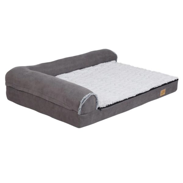 Tapis Orthopédique Chien Douillet et Lavable, Tapis orthopédique chien gris