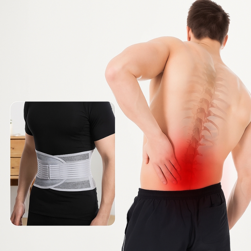 Corset Orthopédique Lombaire Respirant à 5 Supports – Image 4