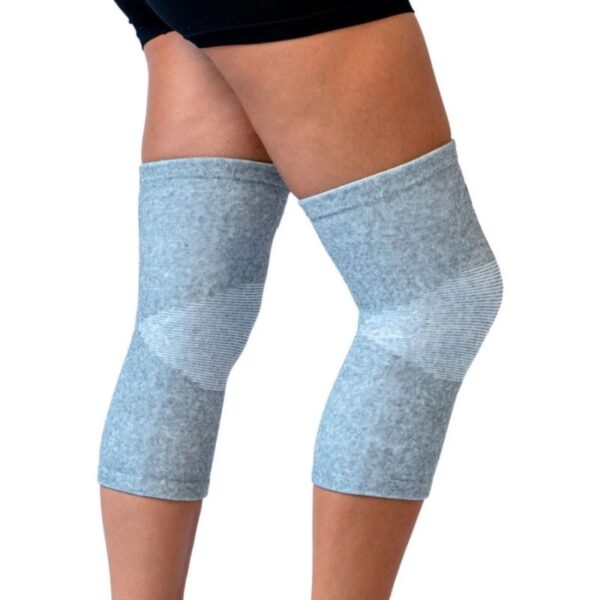 Genouillère de Compression en Bambou, Genouillère de Compression Gris