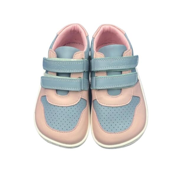 Chaussures pour Enfant En Cuir Véritable Avec Fermeture Scratch, Chaussures pour enfant Rose