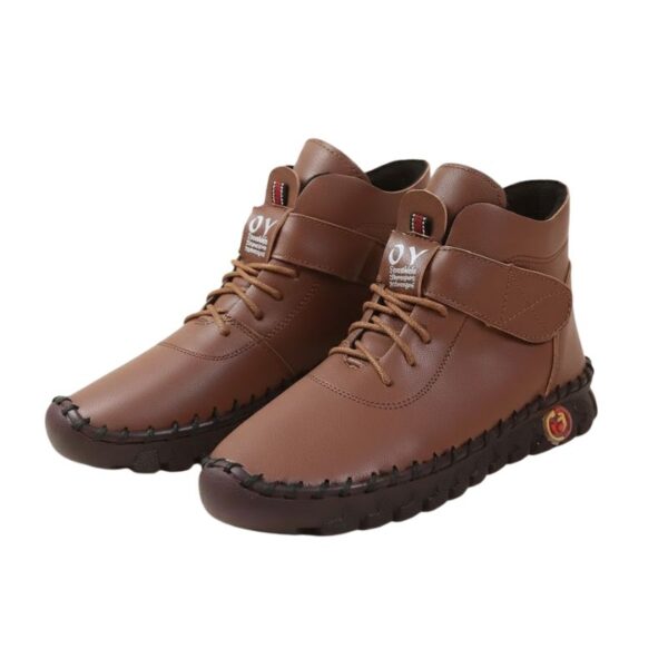 Bottes Orthopédiques Femme Avec Doublure En Fourrure, Bottes Orthopédiques Marron