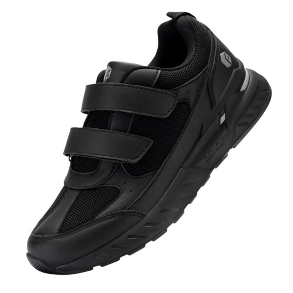 Basket Orthopédique Homme Avec Semelle Amortissante Stable, Basket Orthopédique Homme Noir