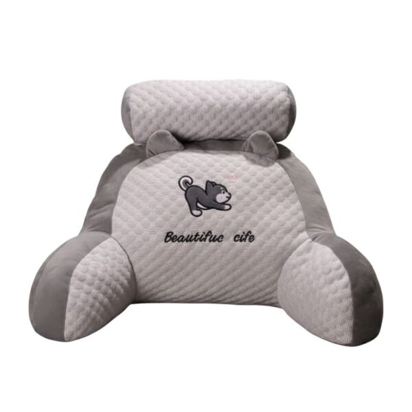 Coussin Orthopédique Ergonomique De Maintien Dorsal, Coussin Orthopédique Gris