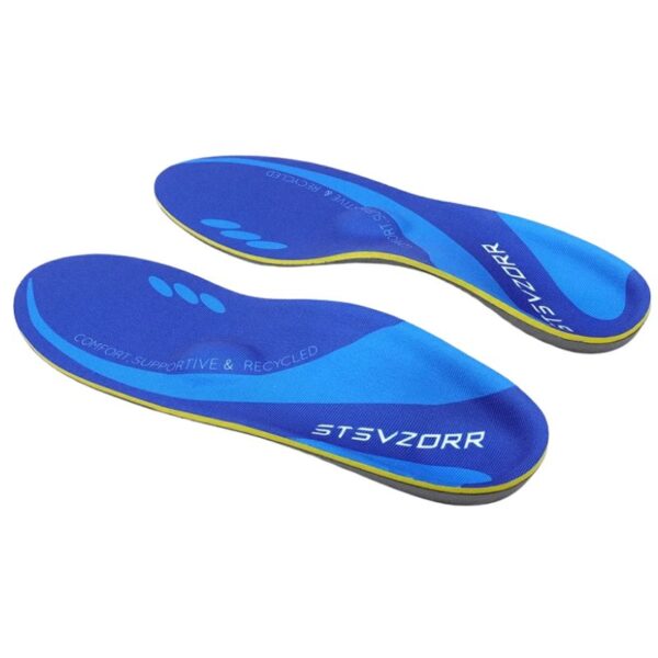 Semelle Orthopédique Pied Plat Avec Amorti Dynamique, Semelle Orthopédique Pied Plat Bleu
