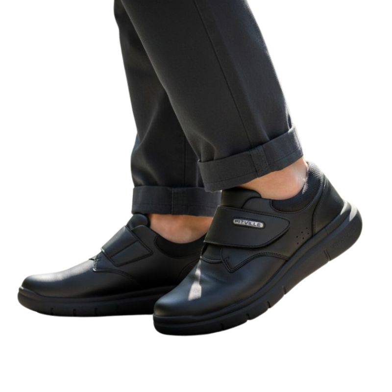 Mocassin Orthopédique Homme En Cuir Avec Soutien Plantaire – Image 2