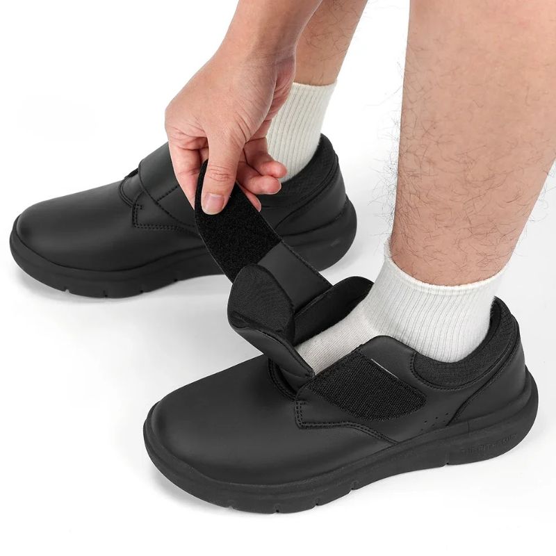 Mocassin Orthopédique Homme En Cuir Avec Soutien Plantaire – Image 3